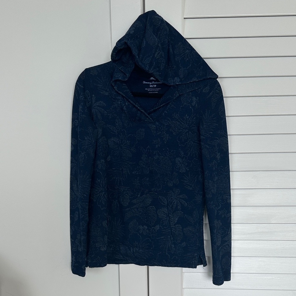 Tommy Bahama Navy Floral Hoodie